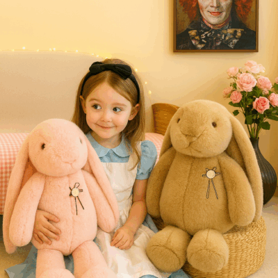 Lapin géant fantastique en peluche, 30 cm à 70 cm