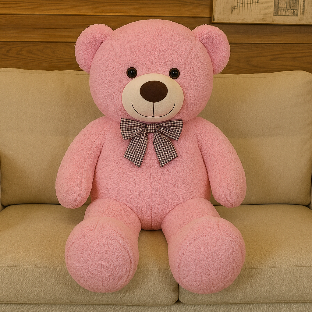 Ours Teddy’s Bomclay géant, Ours Teddy' peluche géante américain en coton – Image 4