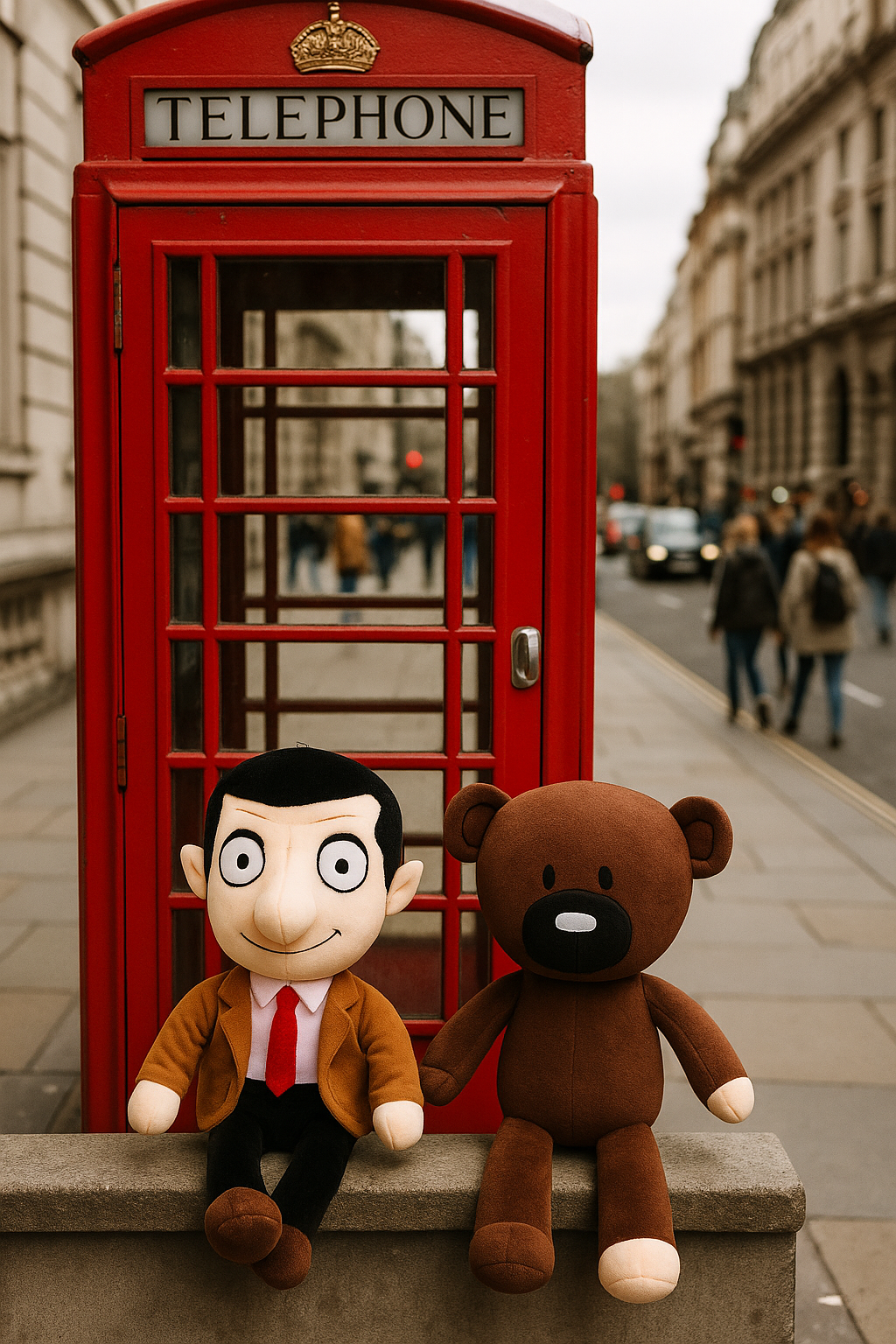 Ours de Mister Bean en peluche, le plus british des doudous
